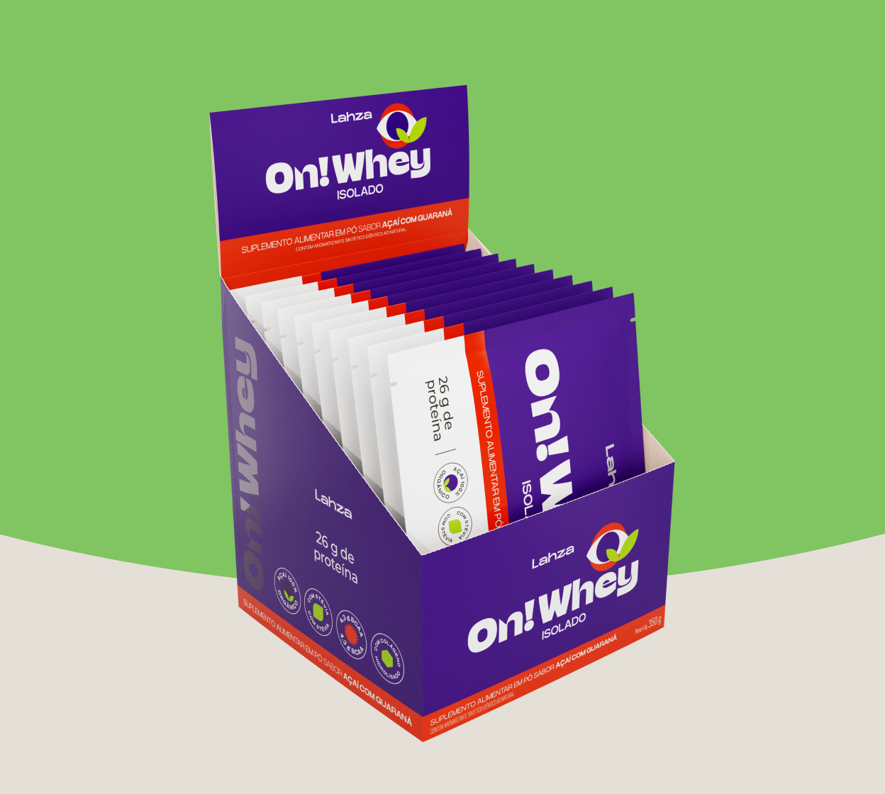Display On Whey 35 gramas 10 Unidades