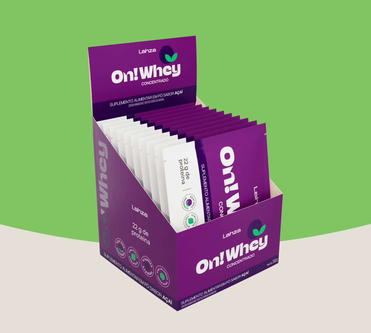 Display On Whey 35 gramas 10 Unidades