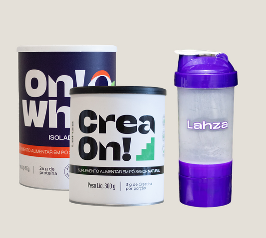 Combo CreaON! + On!Whey Isolado Açai com Guaraná + Coqueteleira