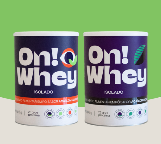 Combo ON todo dia + Coqueteleira  - Whey Isolado Cacau e Guaraná