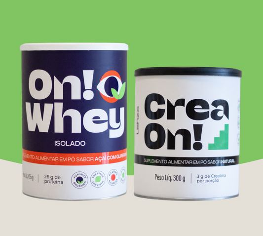 Combo CreaON! + On!Whey Isolado Açai com Guaraná