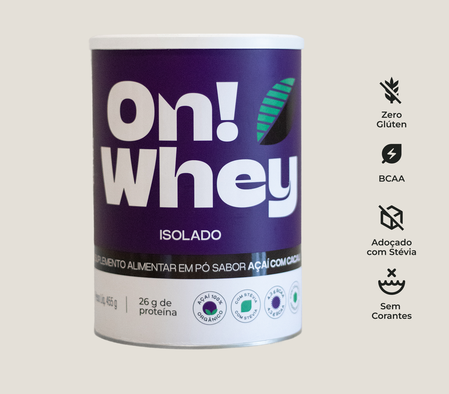 Whey Protein Isolado - Lata 455g – Lahza Foods Industria e