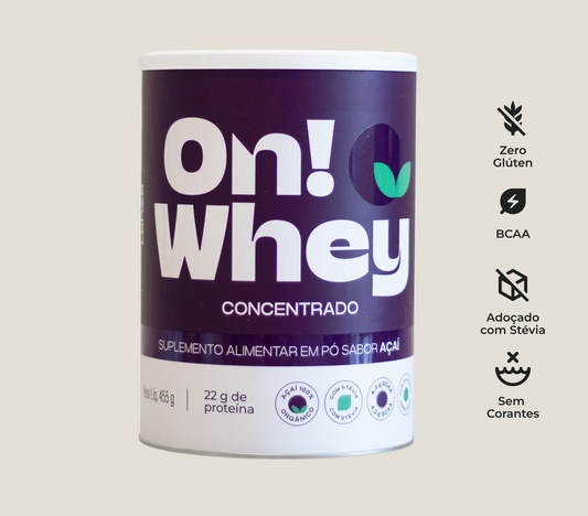Whey Protein Concentrado  - Lata 455g