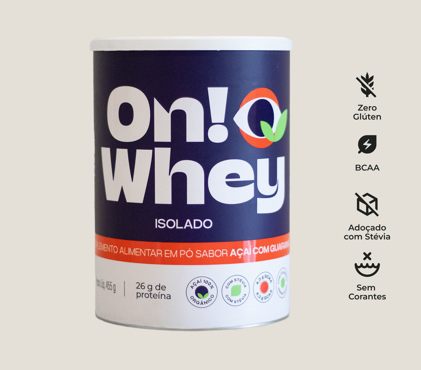 Whey Protein Isolado - Lata 455g