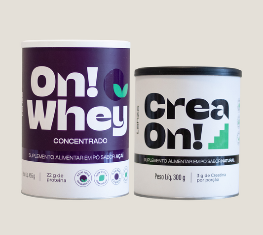 Combo CreaON! + On!Whey Concentrado